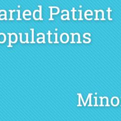 PPKC - Varied Patient Populations - Minors