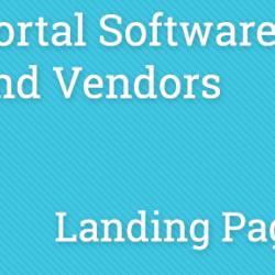 PPKC - Portal Software and Vendors - Landing Page